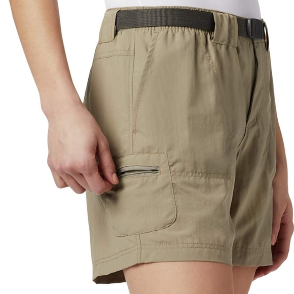 NWT Columbia Quick Dry Cargo Shorts Tan XS - Picture 3 of 5